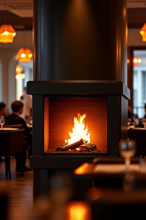 Commercial Restaurant Fireplace